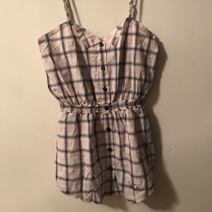Plaid tank top
